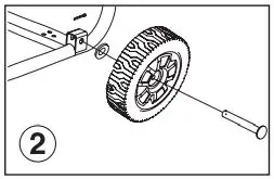 Westinghouse WGen Generator Instruction Manual - Install Wheels