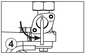 Westinghouse WGen Generator Instruction Manual - Move the fuel valve to the ON position