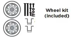 Westinghouse WGen Generator Instruction Manual - Wheel kit