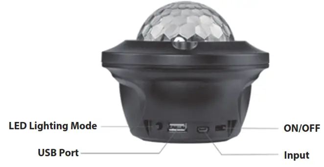 Kmart 43186150 Star Light Projector - Feature of Main Body