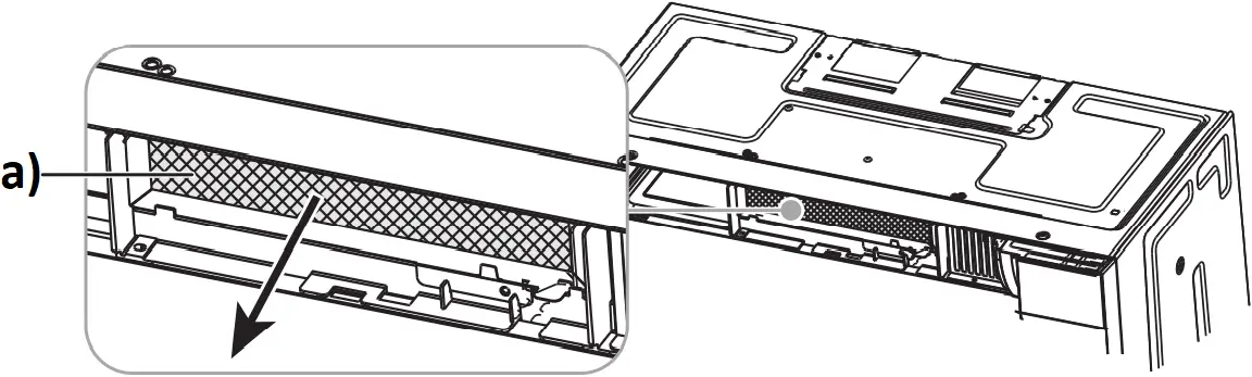 EM948K6BY-P1 - Replacing the charcoal filter 3