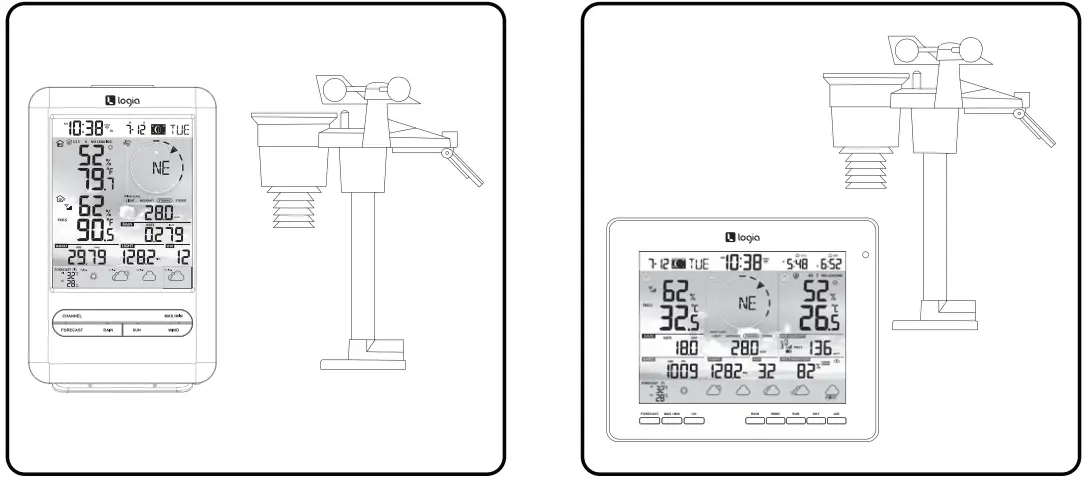 logia LOWSA100SW Wireless Soil Moisture and Temperature Add-On Sensor - WEATHER 2