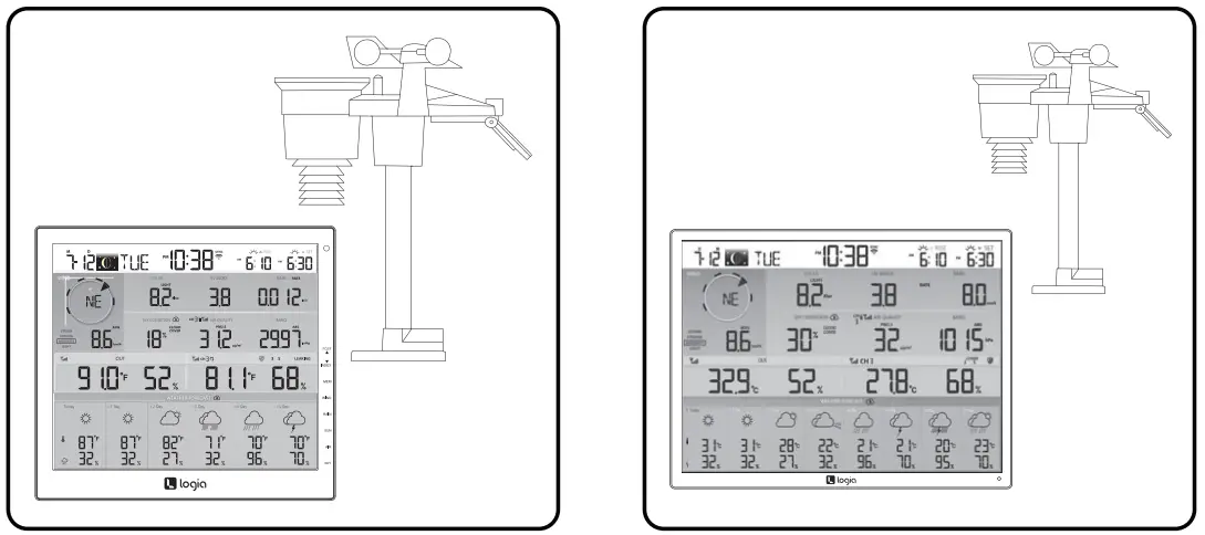 logia LOWSA100SW Wireless Soil Moisture and Temperature Add-On Sensor - WEATHER 3