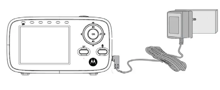 motorola VM483 Series Digital Video Baby Monitor FIG (4)