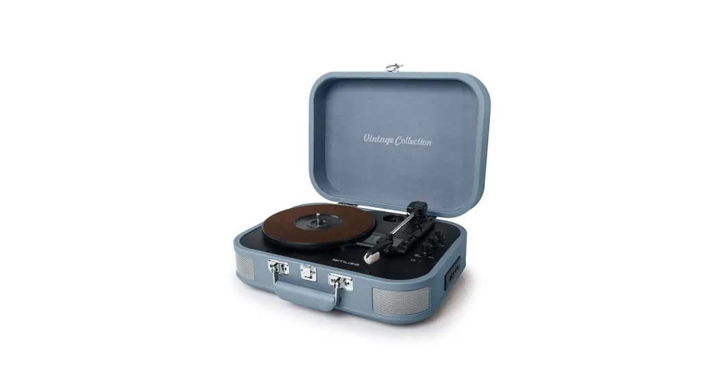 Muse Mt-201bvb Bluetooth Suitcase Record Player Encoding Function, Blue User Manual Muse Mt-201bvb Bluetooth Suitcase Record Player Encoding Function, Blue User Manual