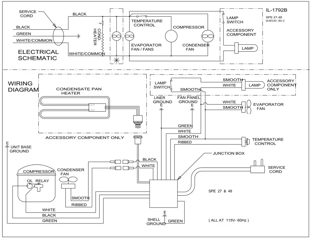 BEVERAGE-AIR UCR UCF 67 Inch Low Profile Undercounter Refrigerator - Fig 6