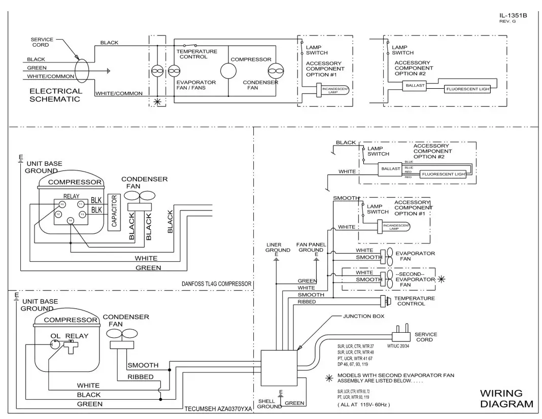 BEVERAGE-AIR UCR UCF 67 Inch Low Profile Undercounter Refrigerator - Fig 7