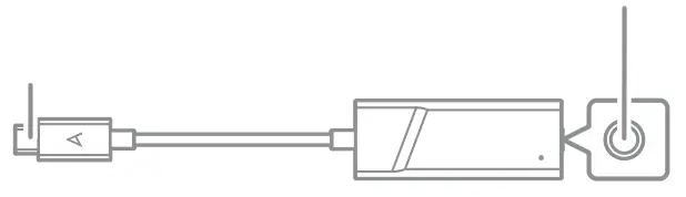 Astell Kern AK HC2 USB-C Dual DAC Amplifier Cable