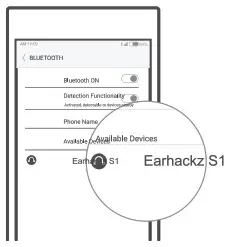 earhackz S1 Earbuds - Pairing