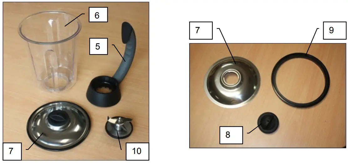 SANTOS 37-4P Liquefying Kitchen Blender 37 - fig 4