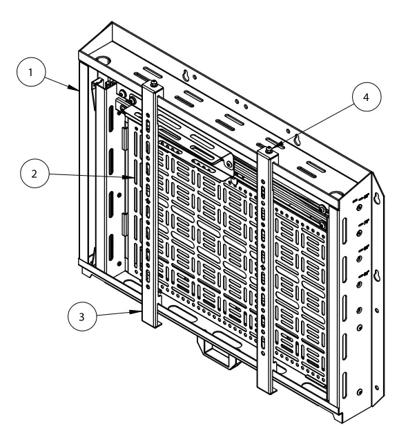 B-TECH-BT7885-Flat-Screen-Wall-Mount-with-Pull-Down-AV-Storage-Tray-FIG-1