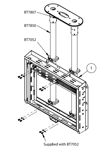 B-TECH-BT7885-Flat-Screen-Wall-Mount-with-Pull-Down-AV-Storage-Tray-FIG-14