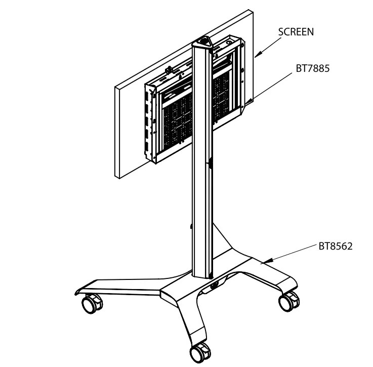 B-TECH-BT7885-Flat-Screen-Wall-Mount-with-Pull-Down-AV-Storage-Tray-FIG-30