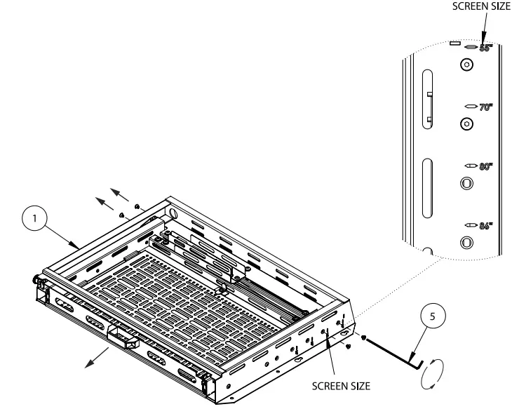 B-TECH-BT7885-Flat-Screen-Wall-Mount-with-Pull-Down-AV-Storage-Tray-FIG-8