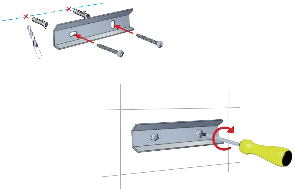 SMEDBO Outline Sensor Activated LED - Drill two holes