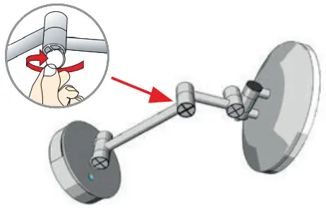SMEDBO Outline Sensor Activated LED - screws and retighten later if needed