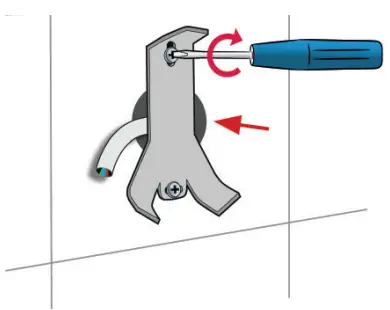 SMEDBO Outline Sensor Activated LED - using the screws