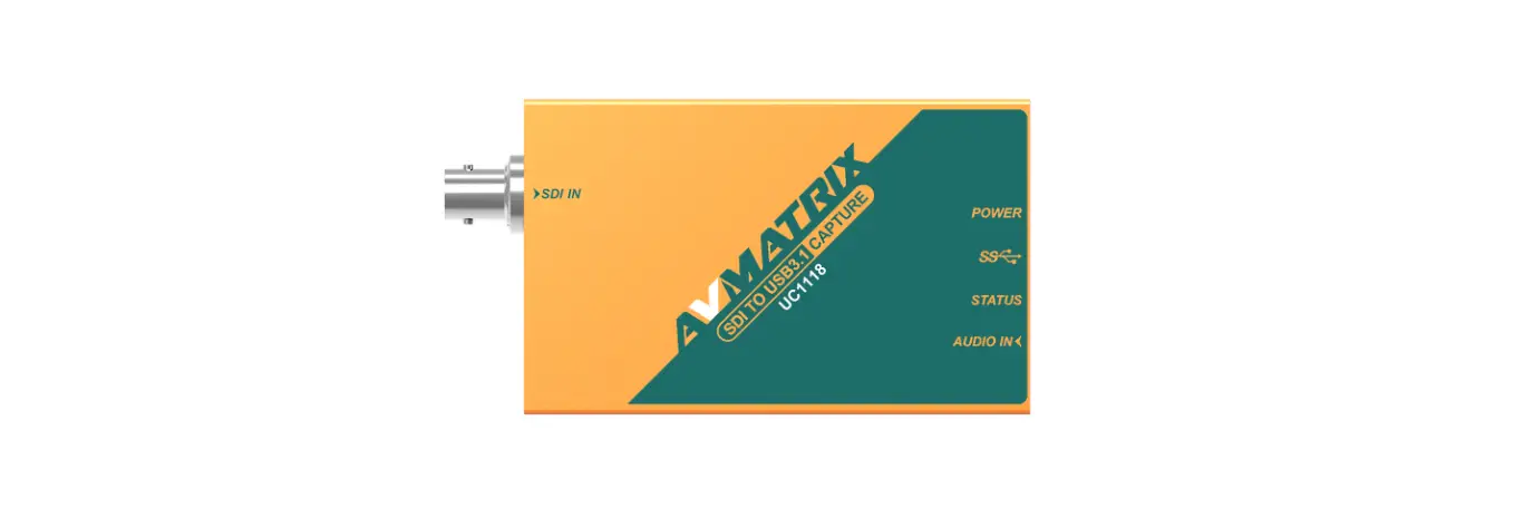 Avmatrix Sdi To Usb3.1 Gen 1 Video Capture User Manual