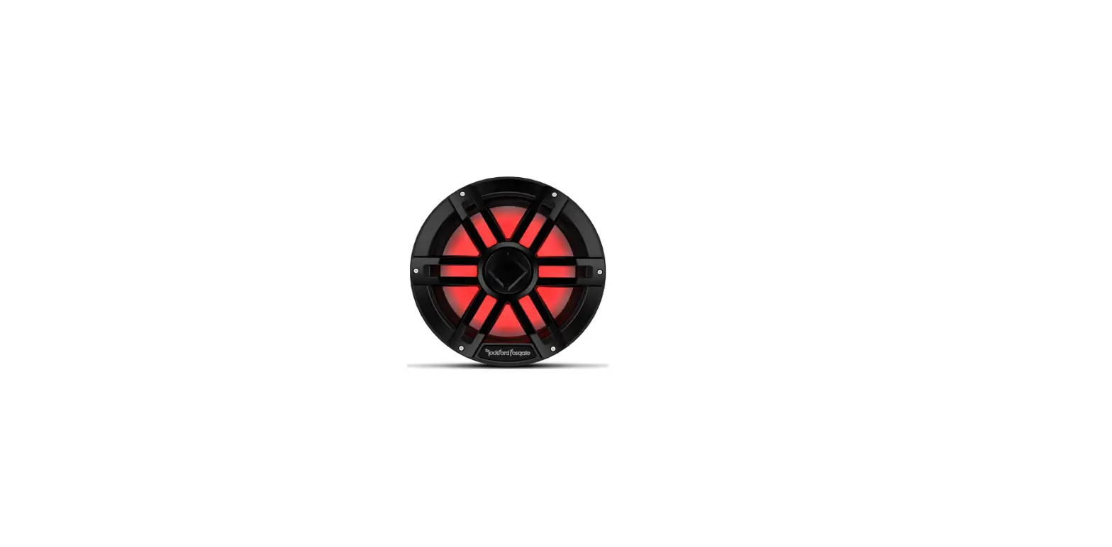 Rockford Fosgate M1d4-12b Multicolor Led Lighted Marine Speaker Operational Guide