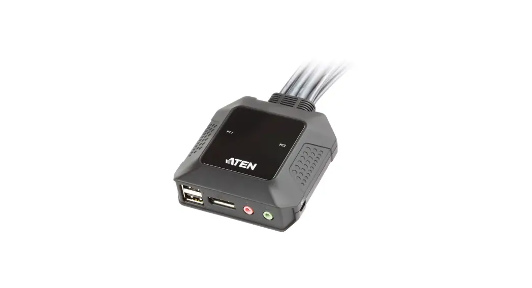 Aten Cs22dp 2-port Usb Displayport Cable Kvm Switch User Guide