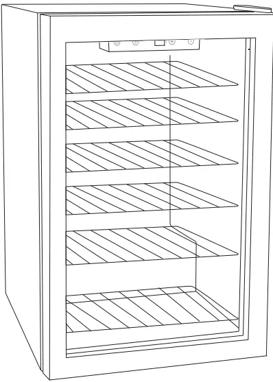 SCANCOOL -DKS-142-BE-Display-Cooler-FIG-1
