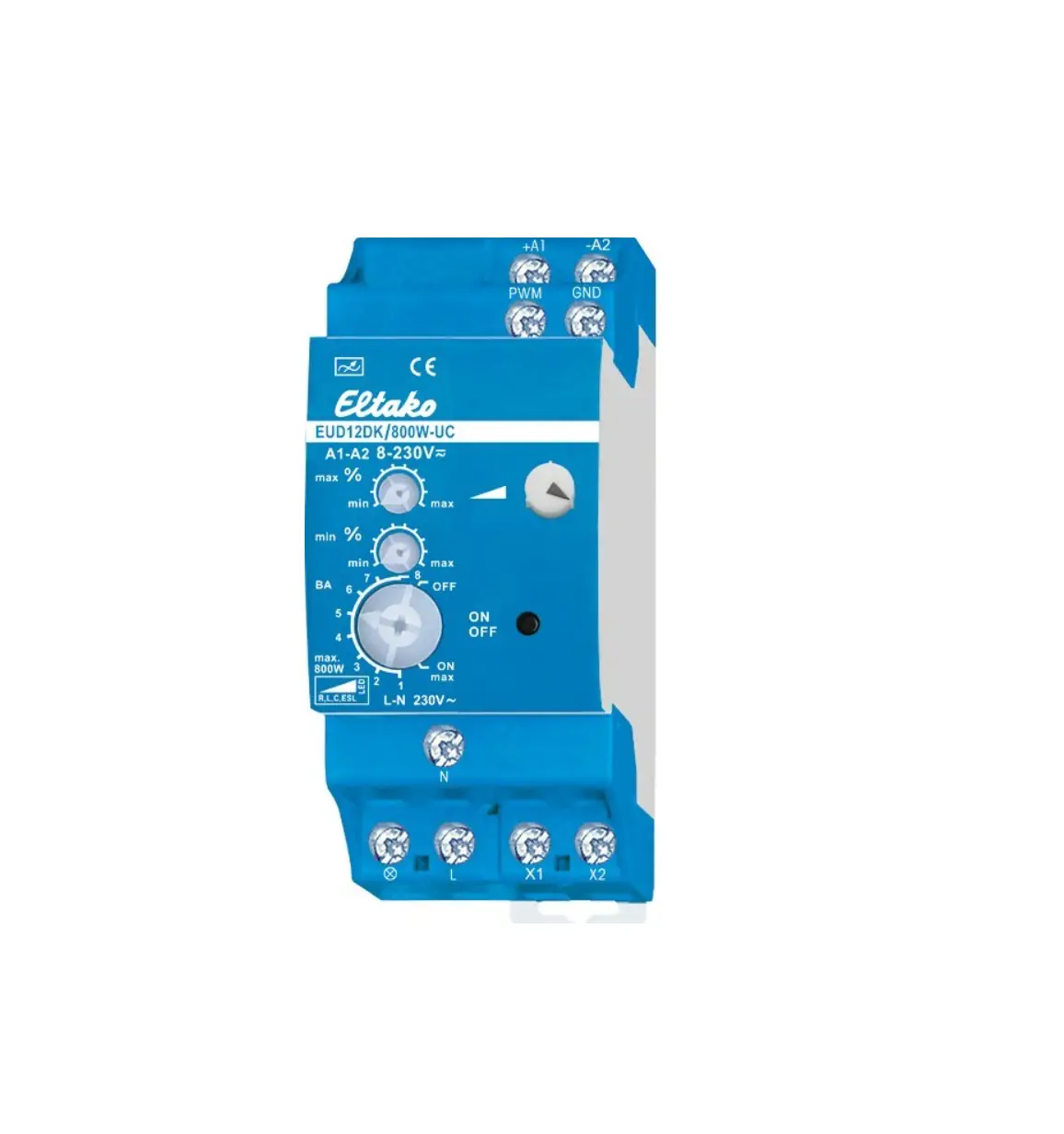 Eltako Eud12dk/800w-uc Universal Dimmer Switch With Rotary Knob User Manual Eltako Eud12dk/800w-uc Universal Dimmer Switch With Rotary Knob User Manual