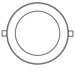 EMOS ZD1121 6W Circle Built-in Warm LED Panel - Fig