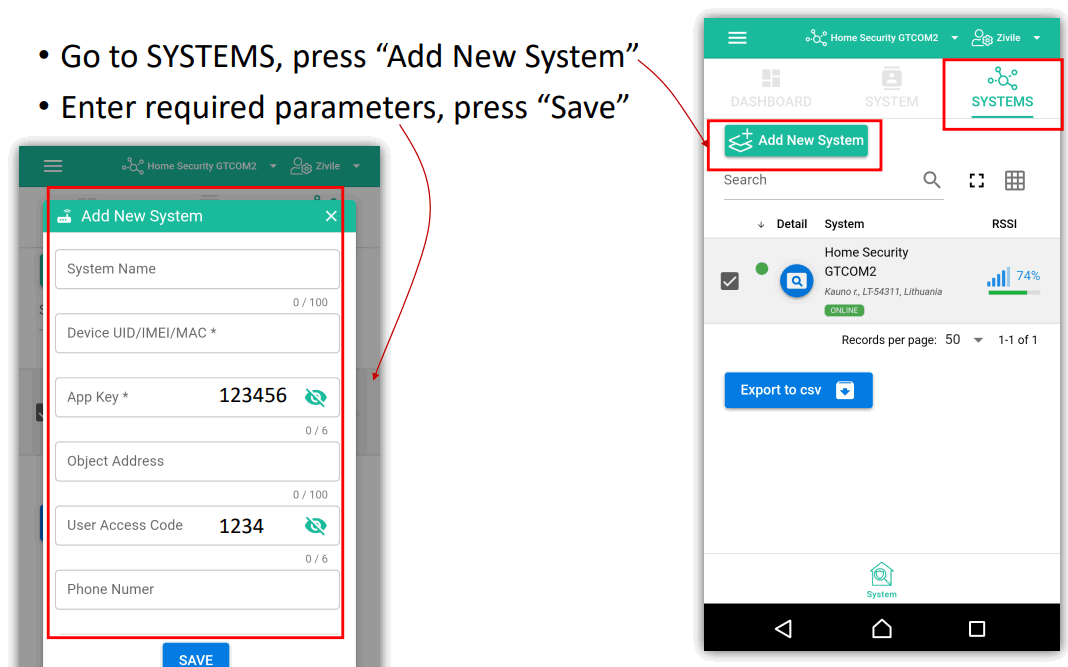 TOPKODAS GTCOM2 4G LTE Cellular Communicator - Add New System