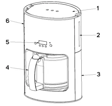 TAURUS-920100WH-Arctic-Coffee-Maker-fig-1
