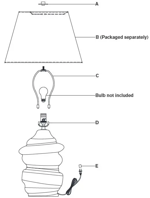 VISUAL COMFORT MF 3636 Bingley Medium Organic Table Lamp-1
