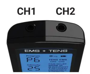 FIG 2 Connect lead wire(s) to CH1 or CH2