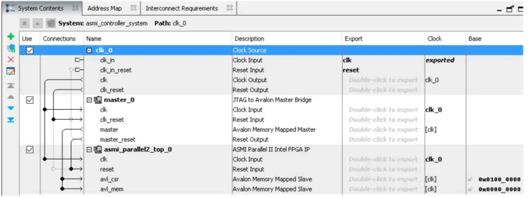 ASMI Parallel II Intel FPGA IP fig 7