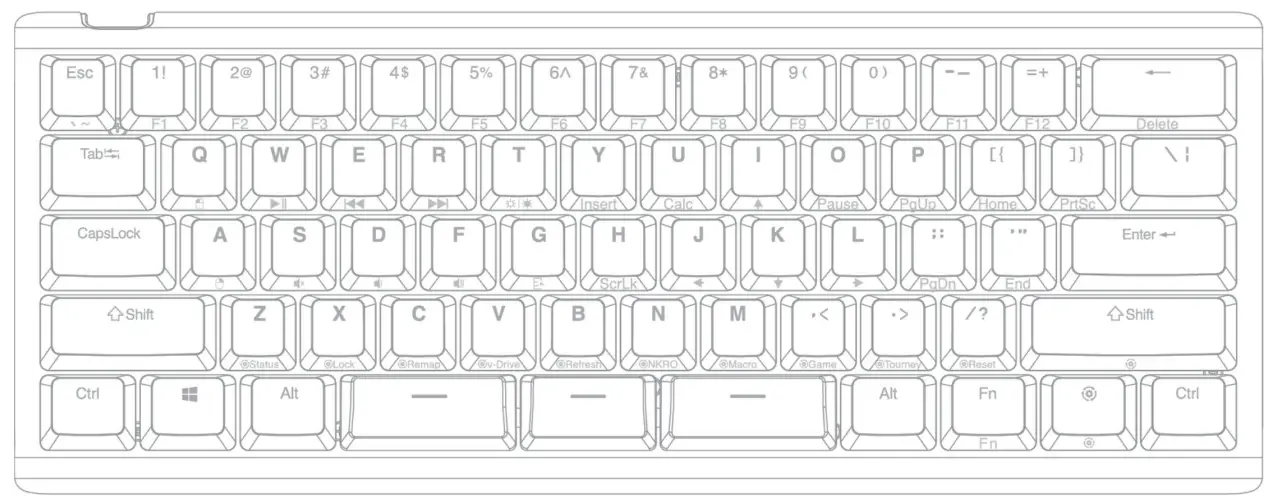 KinesisGaming TKO Tournament Keyboard