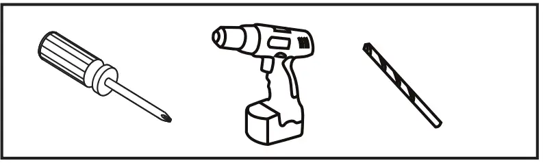 Tools Required (Not Included)/outils