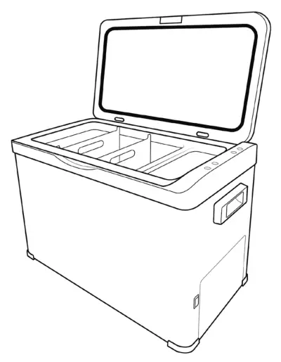 BRANDSON 305663 Cool Box with Compressor