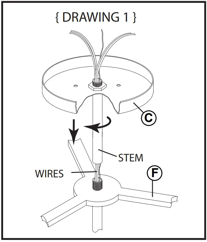 FREDRICK RAMOND JFR30103 Jolie 19 Inch 1 Light LED Semi Flush Mount - Figure 1