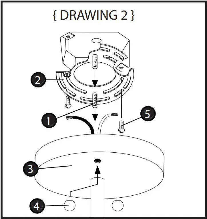 FREDRICK RAMOND JFR30103 Jolie 19 Inch 1 Light LED Semi Flush Mount - Figure 2