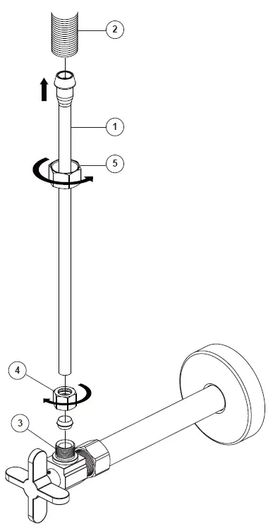 BRIZO BT01201 Series Metal Supply Line 2