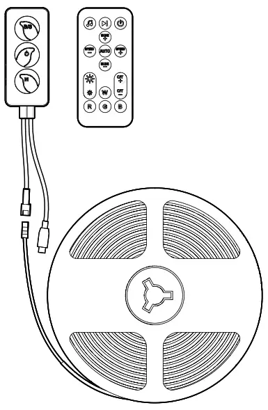 nedis WIFILS51CRGB 5 Meters Smart Wi-Fi LED Strip
