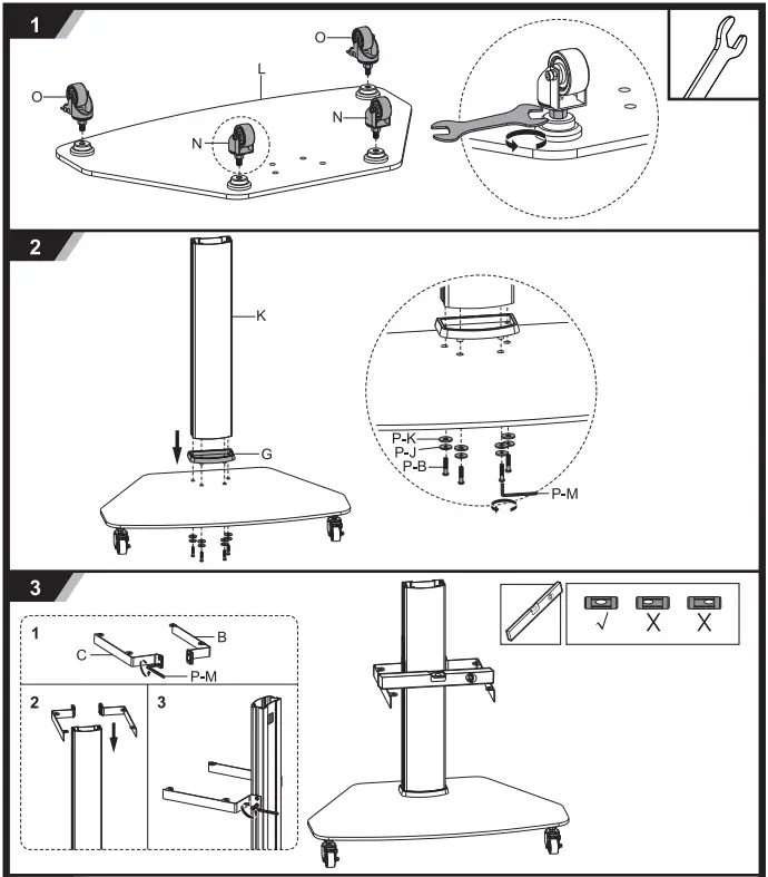Speaka-PROFESSIONAL-SP-TVC-500-TV-cart-94-0-cm-FIG-1