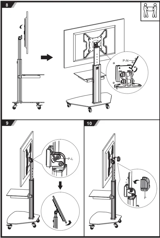 Speaka-PROFESSIONAL-SP-TVC-500-TV-cart-94-0-cm-FIG-5