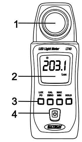 EXTECH-LT40-White-LED-Light-Meter-FIG-1