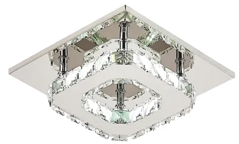 LIVING AND HOME LG0727 Crystal LED Ceiling Light