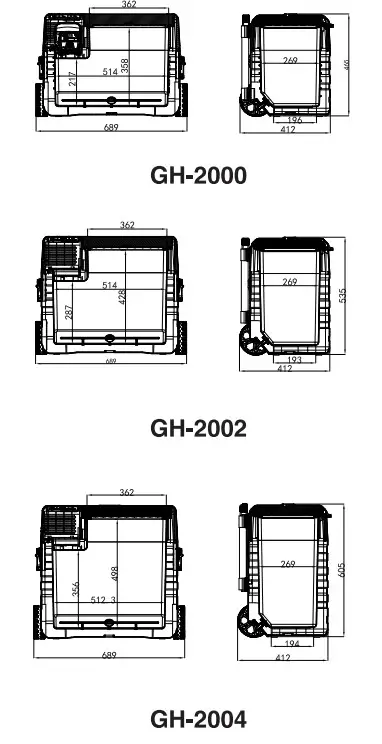 BRASS MONKEY GH-2002 Fridge-Freezer (1)