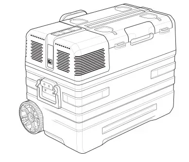 BRASS MONKEY GH-2002 Fridge-Freezer Product