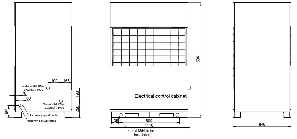 TICA TCAV BHE Modular Air Cooled Chiller (Heat Pump) - fig1