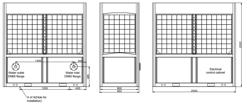 TICA TCAV BHE Modular Air Cooled Chiller (Heat Pump) - fig2