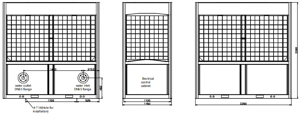 TICA TCAV BHE Modular Air Cooled Chiller (Heat Pump) - fig3