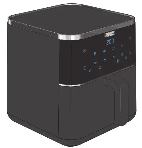 PRINCESS 01 182238 01 001 Airfryer - Cover