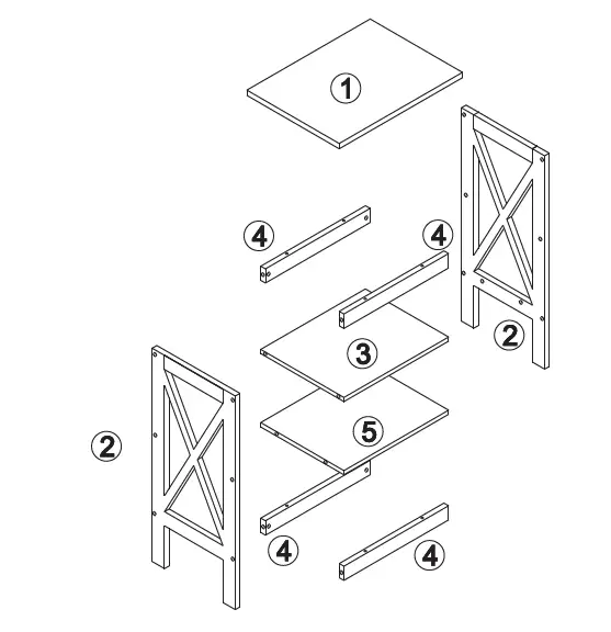 JAXSUNNY-HG61X1263-Three-tier-Versatile Side-End-Coffee-Table-Set-of-2-01